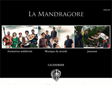 Tablet Screenshot of mandragore.ca